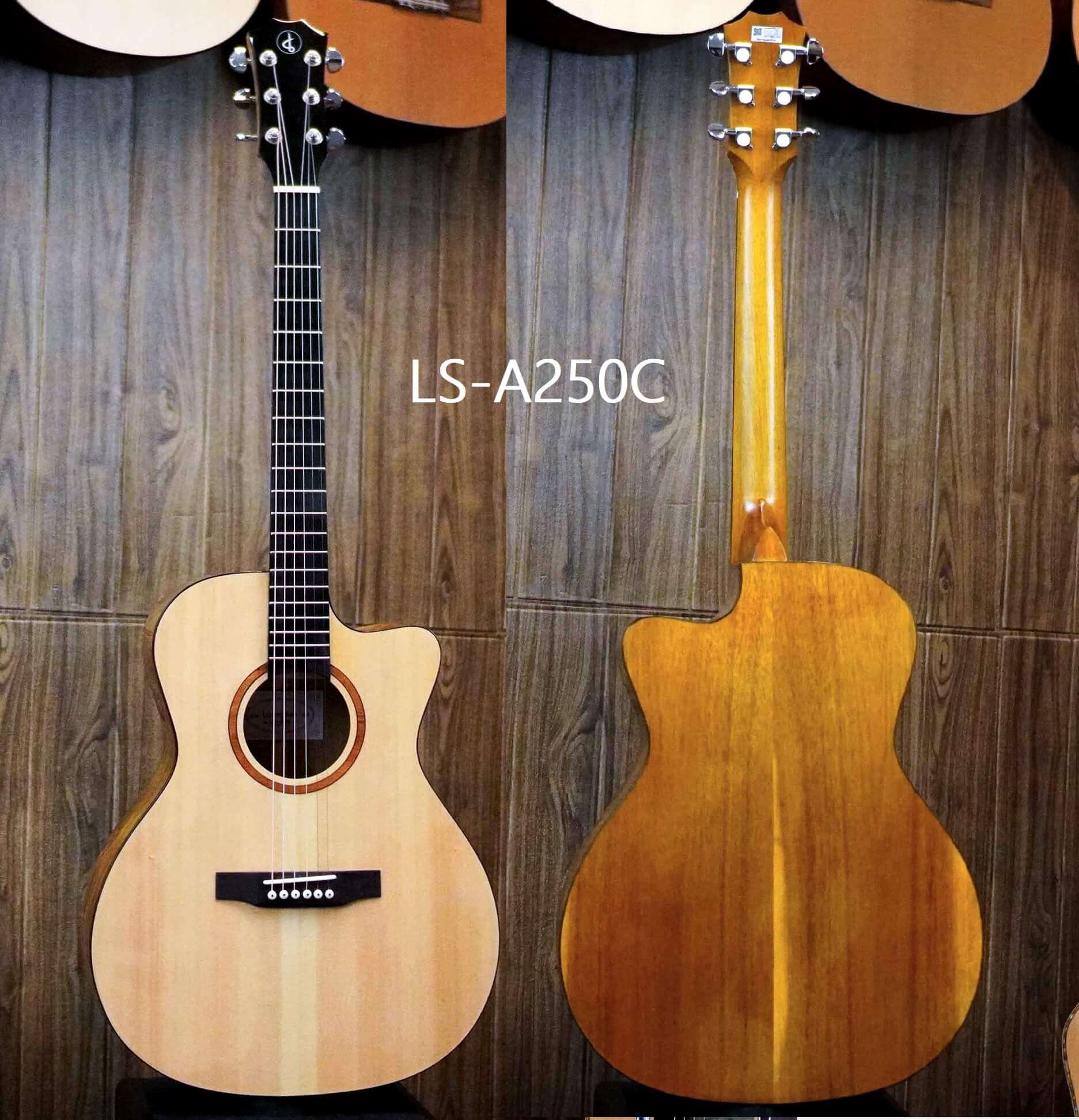 Đàn Guitar Acoustic Lương Sơn LSA250C Full Solid Tốt Nhất Trong Tầm Giá Dưới 3 Triệu